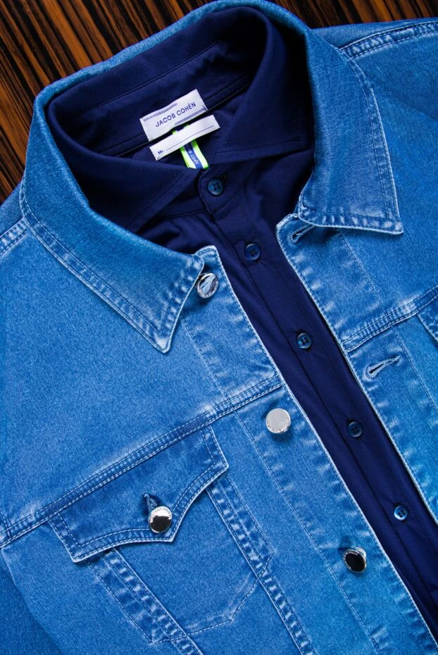 Jacob Cohen classic navy blue button down shirt 159370 - photo 2