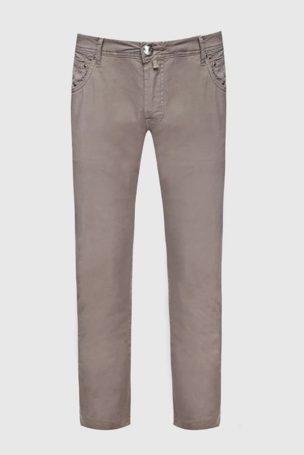 Jacob Cohen мужские джинсы из хлопка бежевые мужские купить с ценами и фото 159371 - фото 1