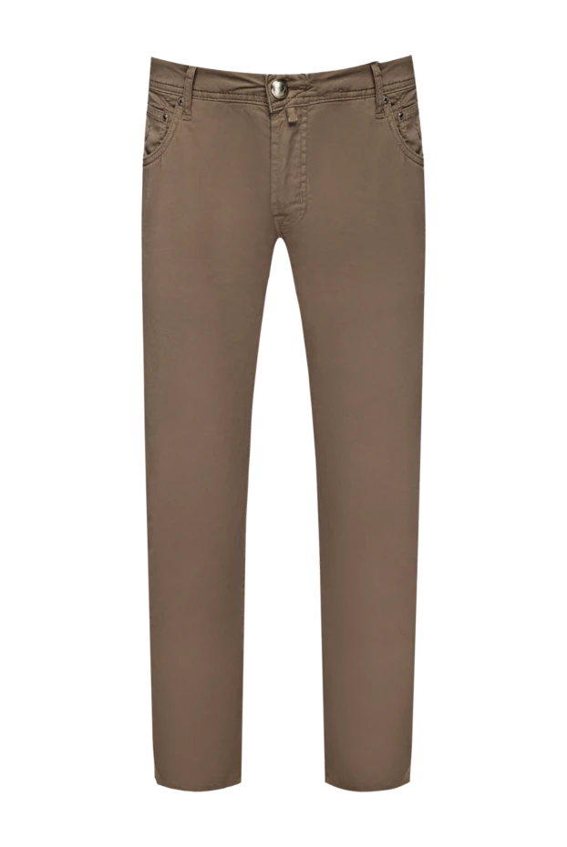 Jacob Cohen man beige cotton jeans for men buy with prices and photos 159371 - photo 1