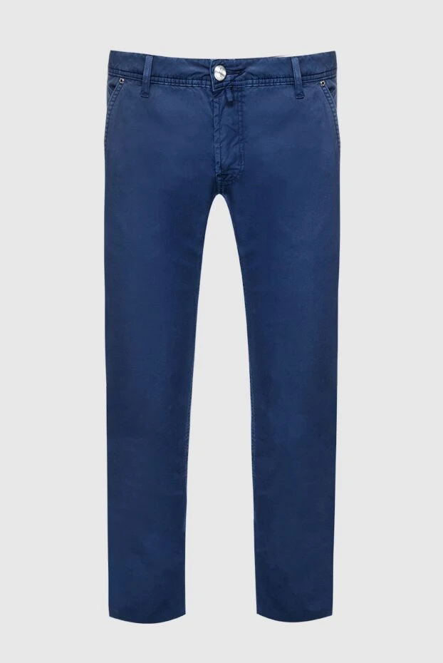 Jacob Cohen man blue cotton jeans for men buy with prices and photos 159372 - photo 1
