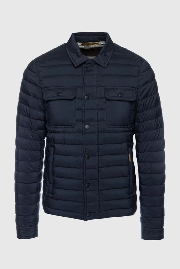 Moorer man men's down jacket made of polyamide blue buy with prices and photos 159390 - photo 1