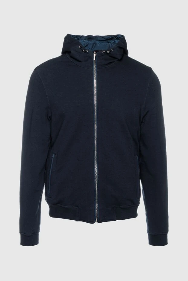 Moorer man cotton and elastane jacket blue for men buy with prices and photos 159405 - photo 1