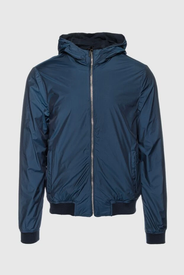 Moorer мужские куртка из хлопка и эластана синяя мужская купить с ценами и фото 159406 - фото 1