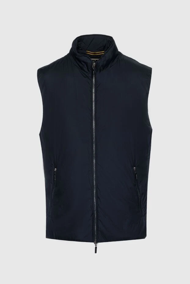 Moorer blue polyamide vest for men 159422 - photo 1