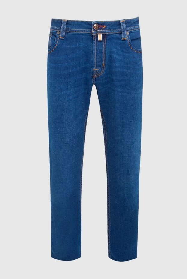 Jacob Cohen man blue cotton jeans for men buy with prices and photos 159437 - photo 1