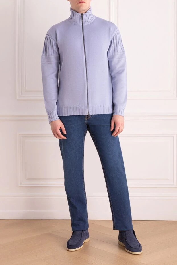 Jacob Cohen man blue cotton jeans for men buy with prices and photos 159437 - photo 2