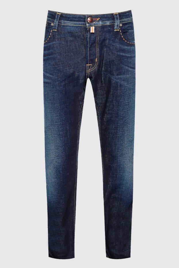 Jacob Cohen man blue cotton jeans for men buy with prices and photos 159438 - photo 1