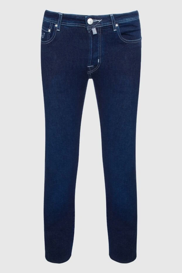 Jacob Cohen мужские джинсы из хлопка и полиэстера синие мужские купить с ценами и фото 159439 - фото 1