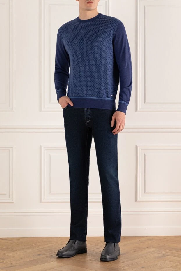 Jacob Cohen man cotton and polyester jeans blue for men buy with prices and photos 159439 - photo 2