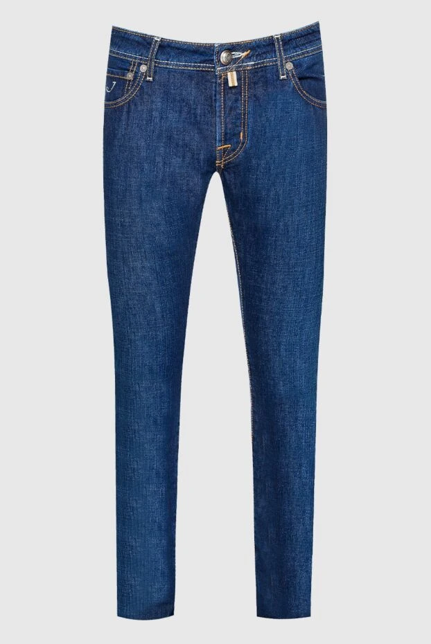 Jacob Cohen man blue cotton jeans for men buy with prices and photos 159450 - photo 1