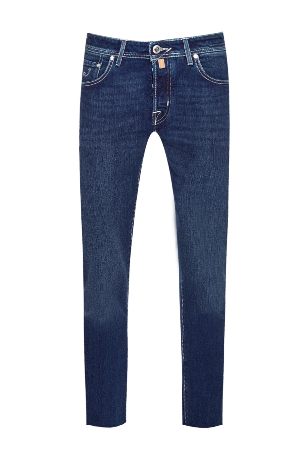 Jacob Cohen man blue cotton jeans for men buy with prices and photos 159466 - photo 1