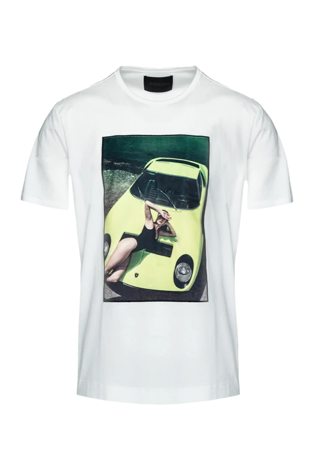 Limitato мужские футболка из хлопка белая мужская купить с ценами и фото 159471 - фото 1