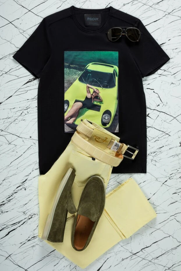 Limitato black cotton t-shirt for men 159472 - photo 3
