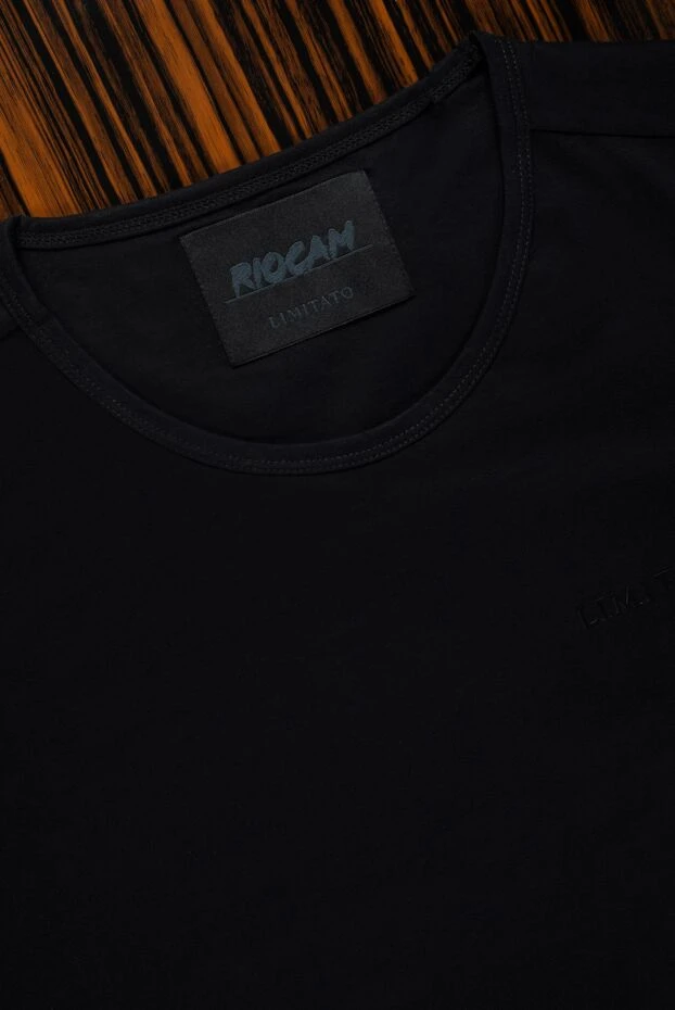 Limitato чоловіча чорна бавовняна футболка з ефектним принтом дівчини у спорткара 159474 - фото 2