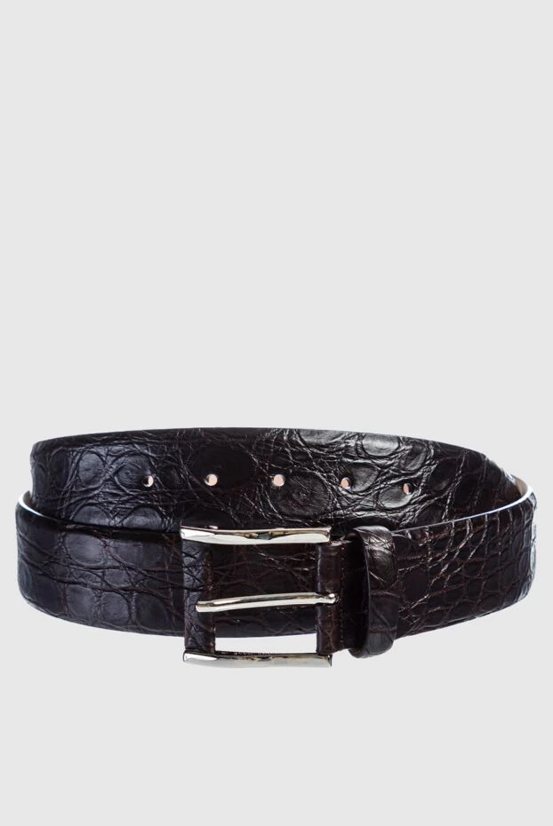 Cesare di Napoli man brown crocodile leather belt for men buy with prices and photos 159488 - photo 1