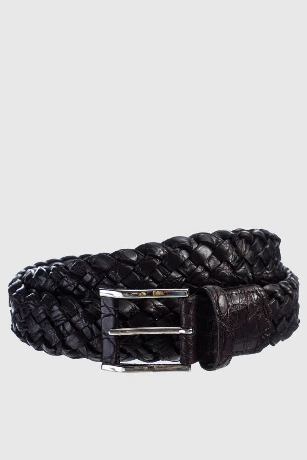 Cesare di Napoli man black crocodile leather belt for men buy with prices and photos 159490 - photo 1