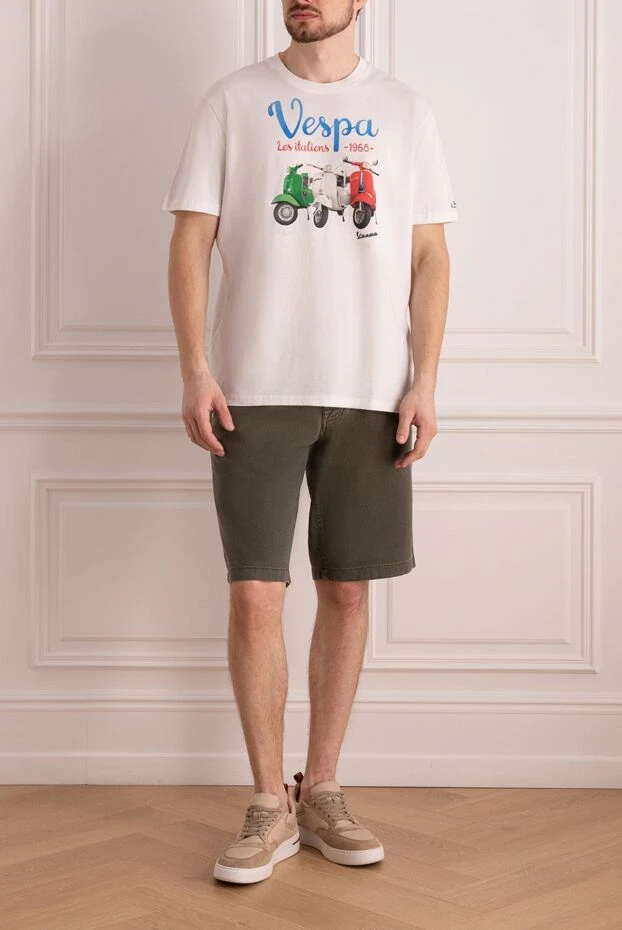 MC2 Saint Barth мужские футболка из хлопка белая мужская купить с ценами и фото 159501 - фото 2
