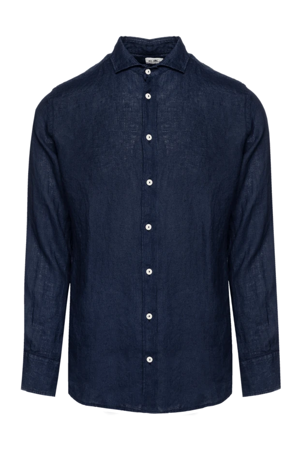 MC2 Saint Barth blue linen shirt for men 159503 - photo 1