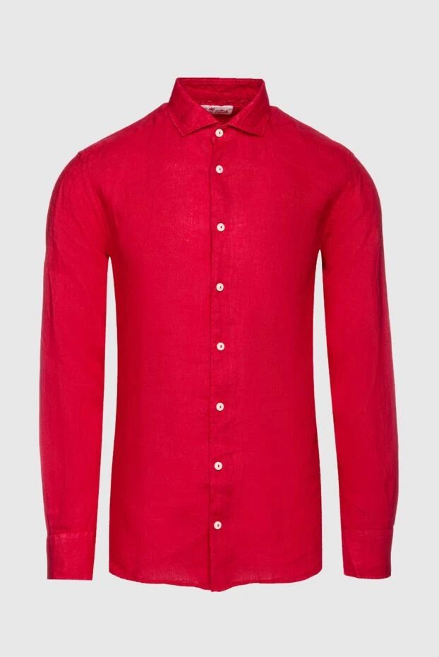 MC2 Saint Barth man red linen shirt for men buy with prices and photos 159507 - photo 1
