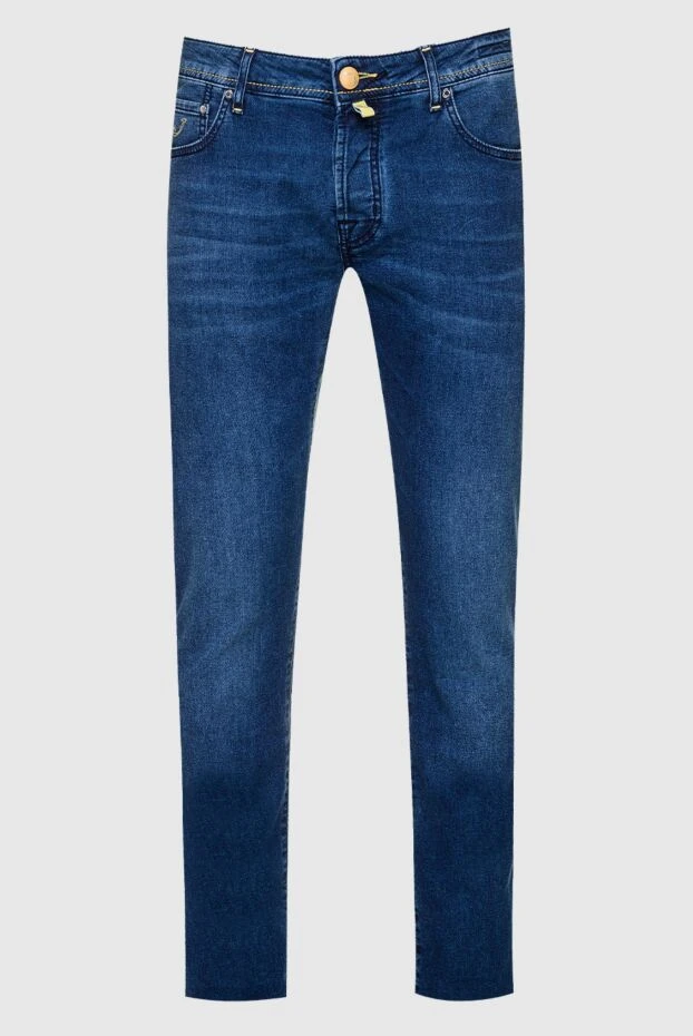 Jacob Cohen blue cotton and polyester jeans for men 159518 - photo 1