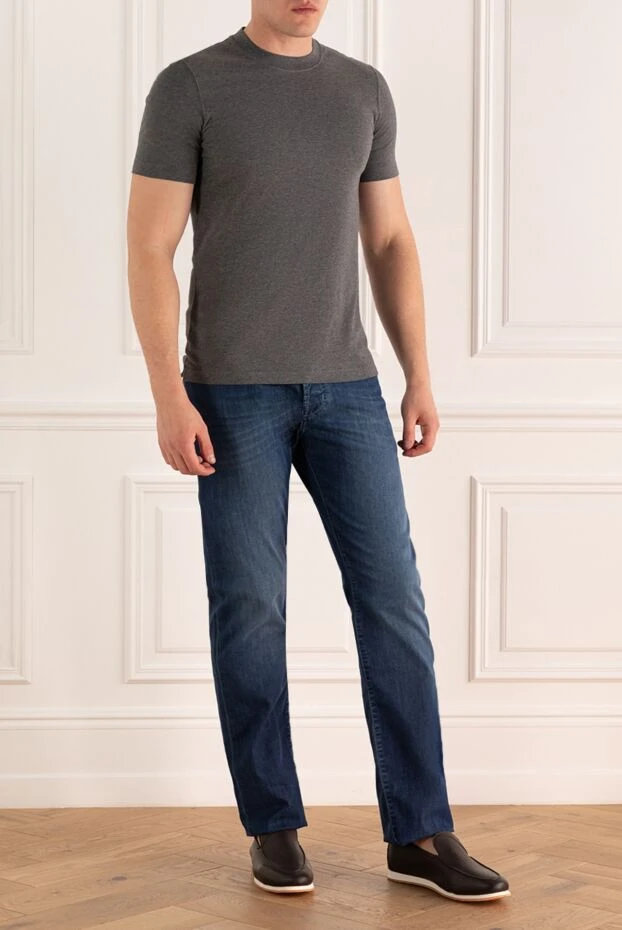 Jacob Cohen мужские джинсы синие мужские купить с ценами и фото 159521 - фото 2
