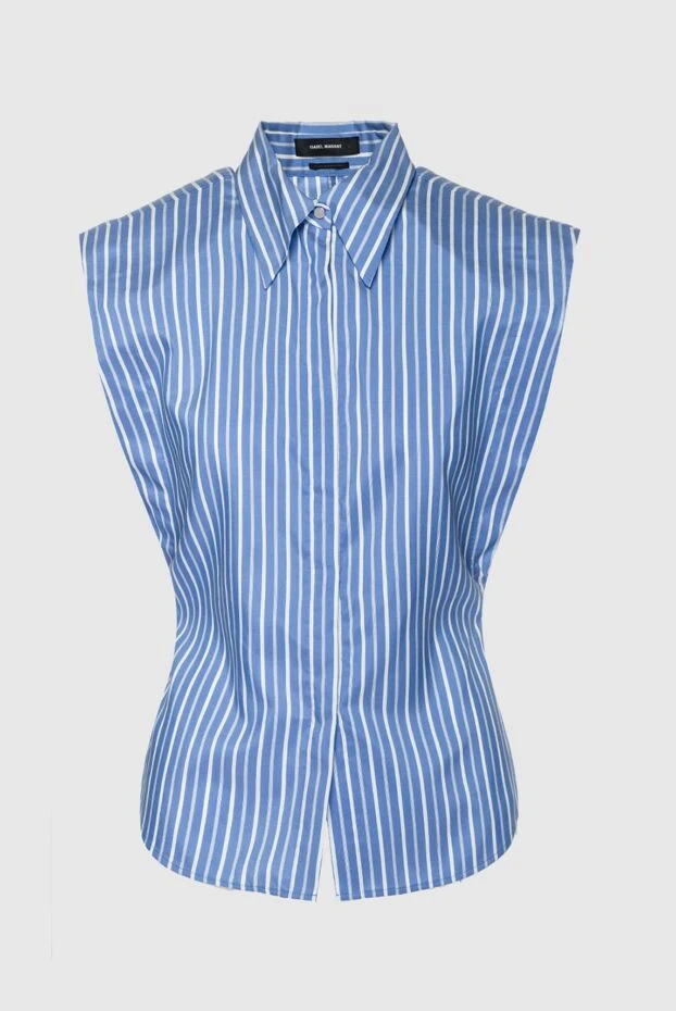 Isabel Marant women's silk blouse with a striped pattern blue 159526 - photo 1