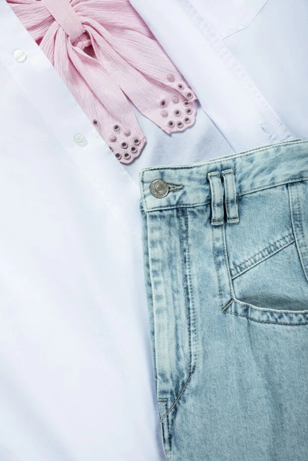 Isabel Marant women's blue loose fit jeans 159534 - photo 2