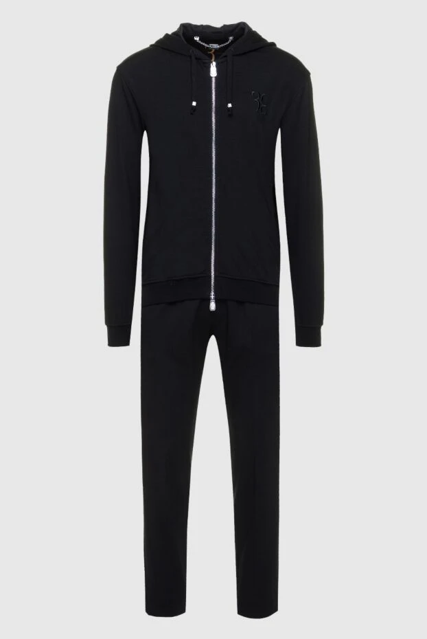 Billionaire man men's sports suit made of silk and cotton, black buy with prices and photos 159539 - photo 1