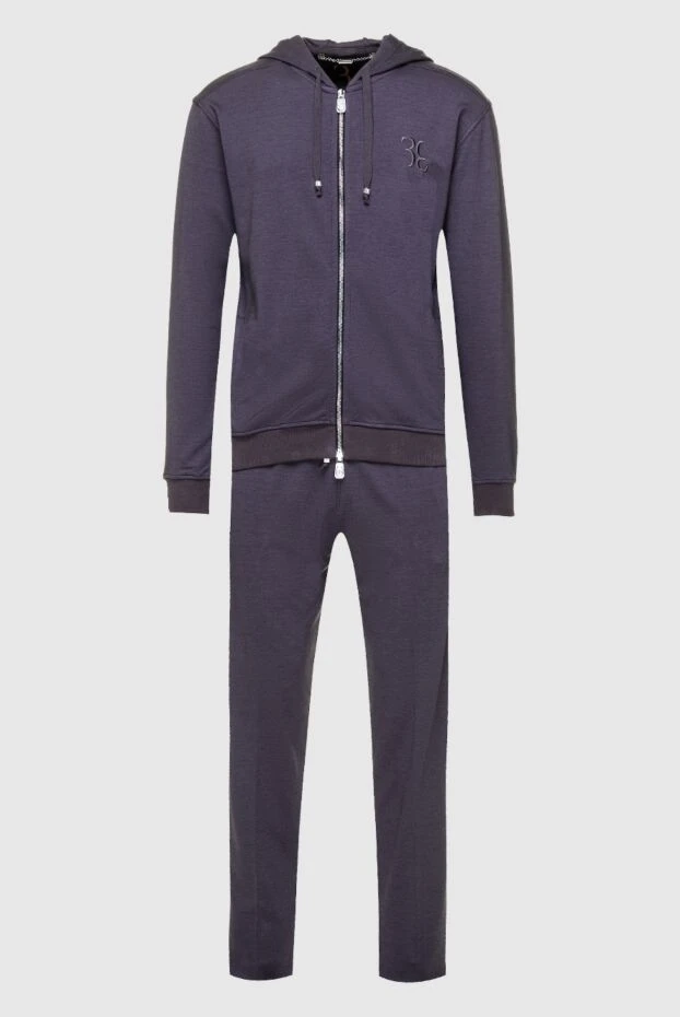 Billionaire man men's sports suit made of silk and cotton, gray buy with prices and photos 159540 - photo 1