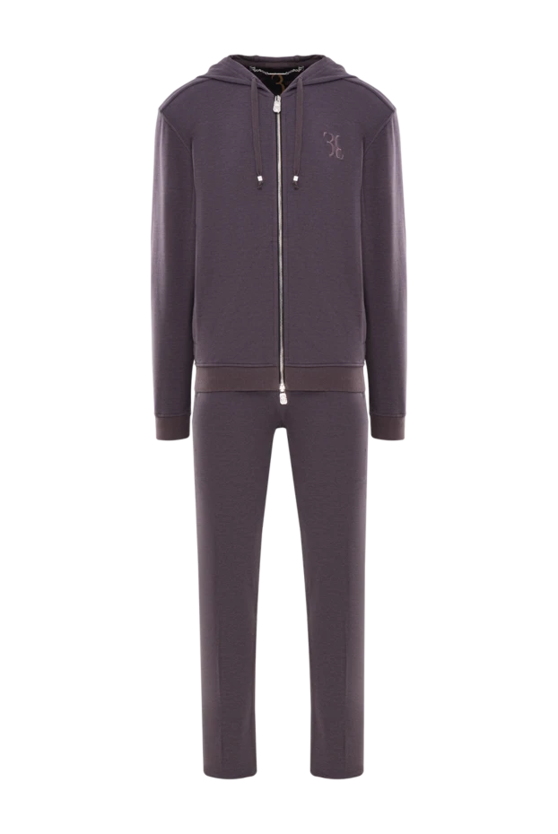 Billionaire sports suit for men made of silk and cotton gray 159540 - photo 1