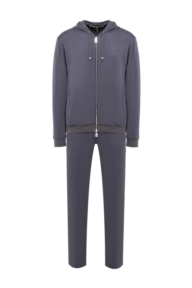 Billionaire sports suit for men made of silk and cotton gray 159540 - photo 1