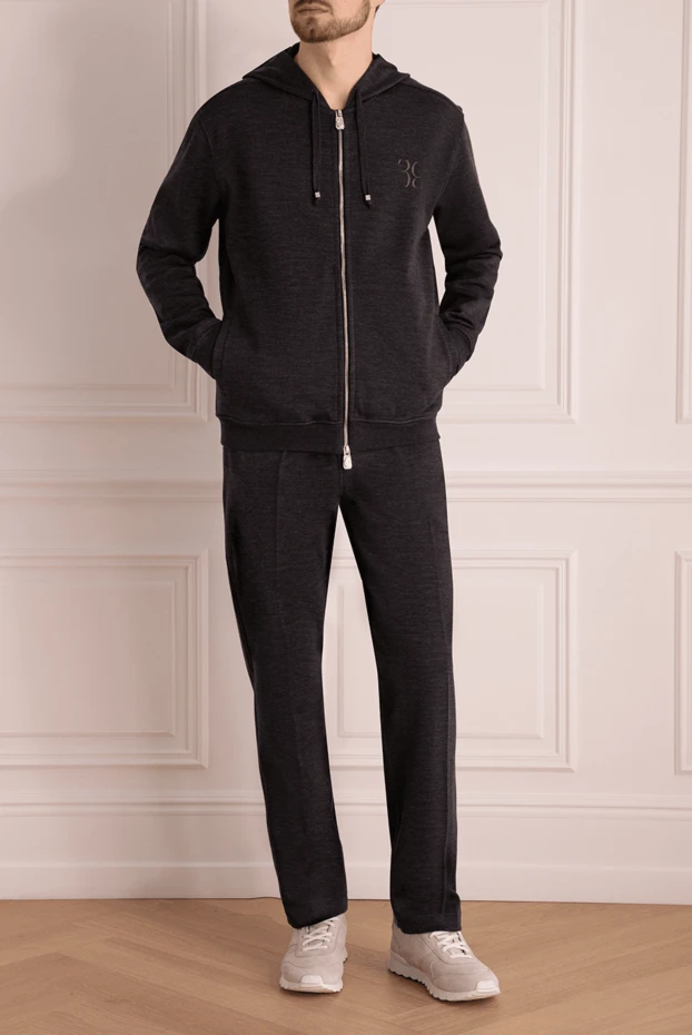 Billionaire man gray men's wool sports suit buy with prices and photos 159542 - photo 2