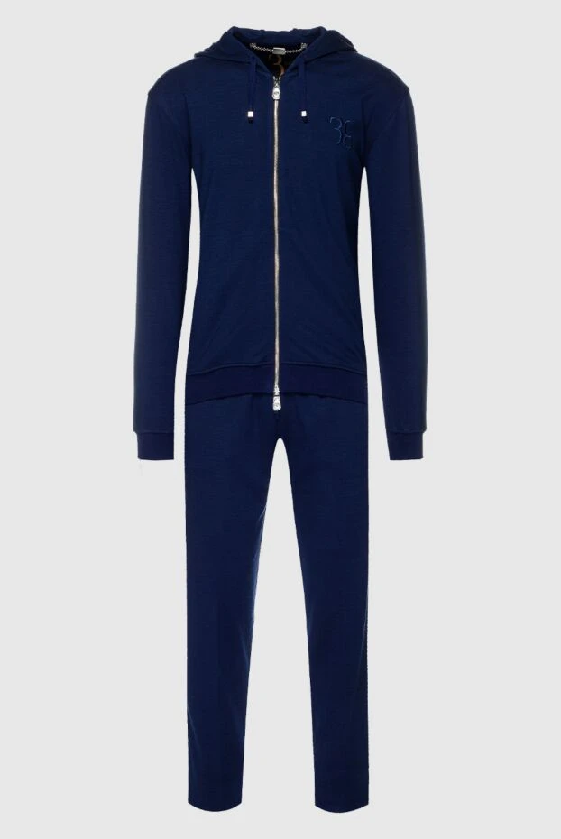 Billionaire man men's sports suit made of silk and cotton, blue buy with prices and photos 159545 - photo 1