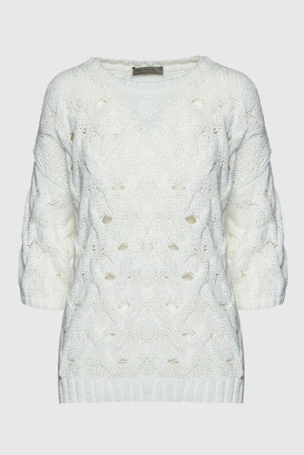 D.Exterior woman white cotton and elastane jumper for women buy with prices and photos 159585 - photo 1