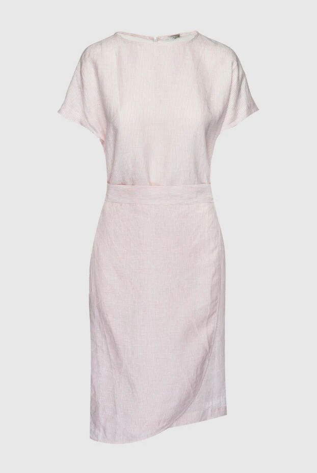 Peserico woman pink linen dress for women 159621 - photo 1