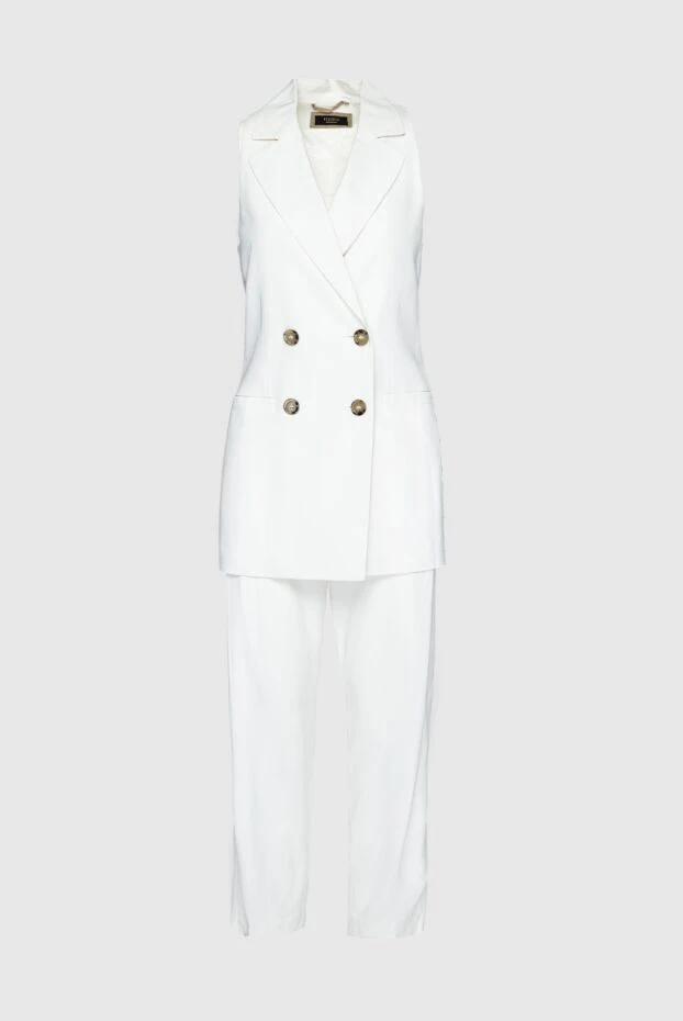 Peserico жіночі брючний костюм з віскози та еластану білий жіночий купити фото з цінами 159653 - фото 1