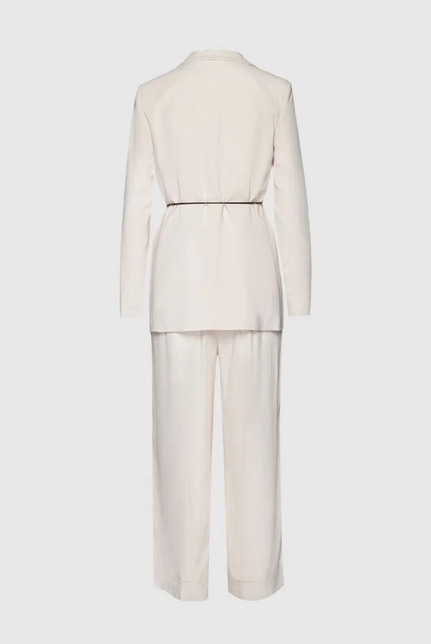 Peserico woman beige women's trouser suit made of viscose and elastane buy with prices and photos 159656 - photo 2