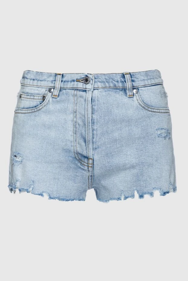 MSGM woman blue cotton shorts for women buy with prices and photos 159686 - photo 1