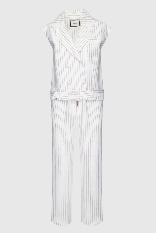 Max&Moi женские костюм брючный белый женский купить с ценами и фото 159709 - фото 1