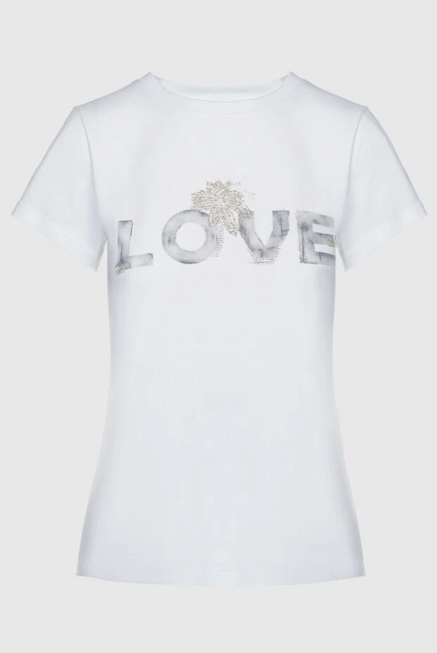 Max&Moi женские футболка из хлопка белая женская купить с ценами и фото 159712 - фото 1