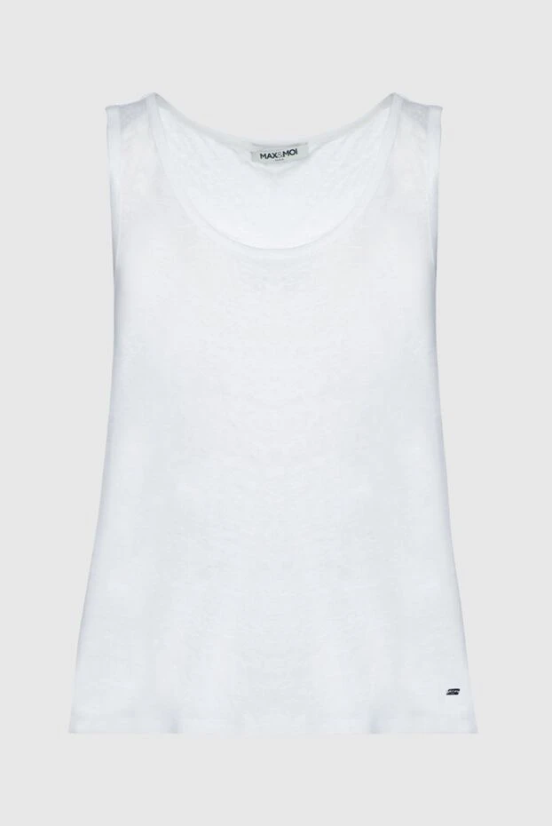 Max&Moi white linen t-shirt for women 159725 - photo 1