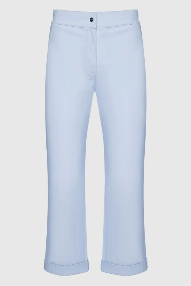 Max&Moi женские брюки из кожи голубые женские купить с ценами и фото 159732 - фото 1