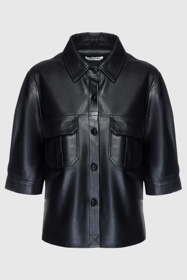 Max&Moi жіночі блуза зі шкіри чорна жіноча купити фото з цінами 159734 - фото 1
