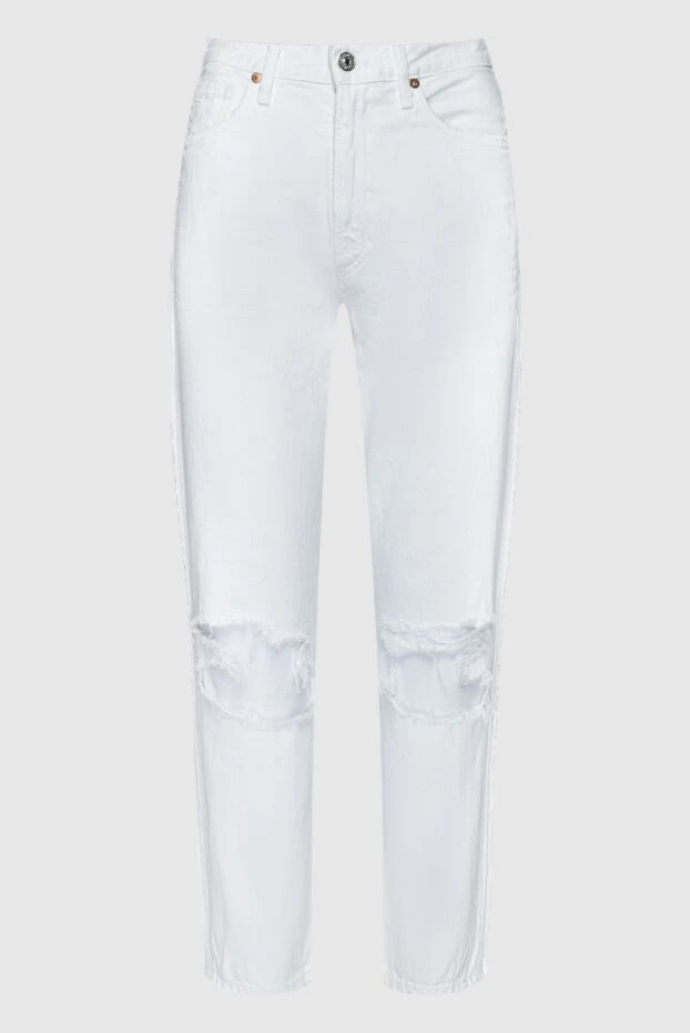 Citizens of Humanity женские джинсы из хлопка белые женские купить с ценами и фото 159736 - фото 1