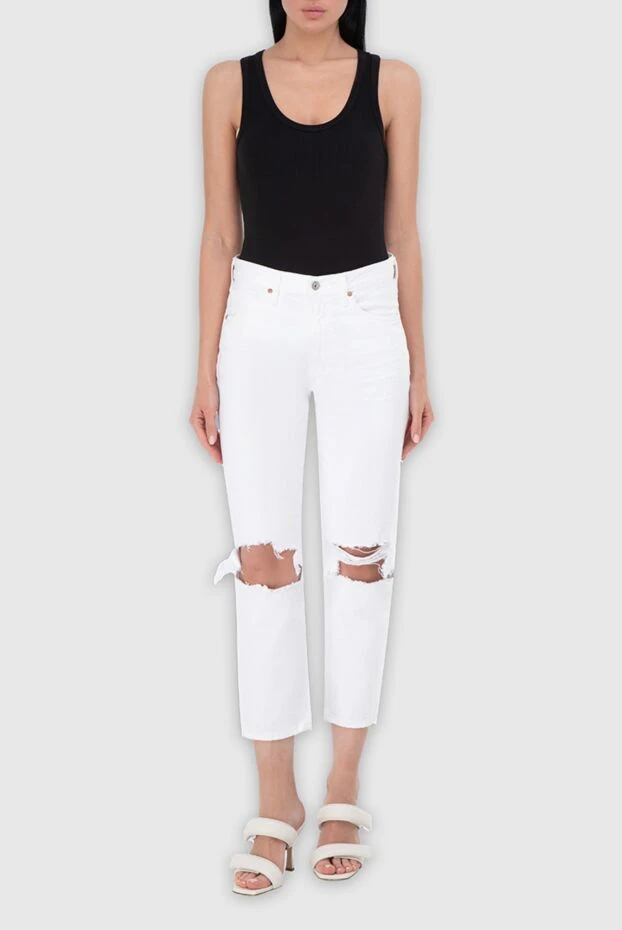 Citizens of Humanity жіночі джинси з бавовни білі жіночі купити фото з цінами 159736 - фото 2