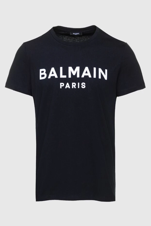 Balmain man black cotton t-shirt for men 159802 - photo 1