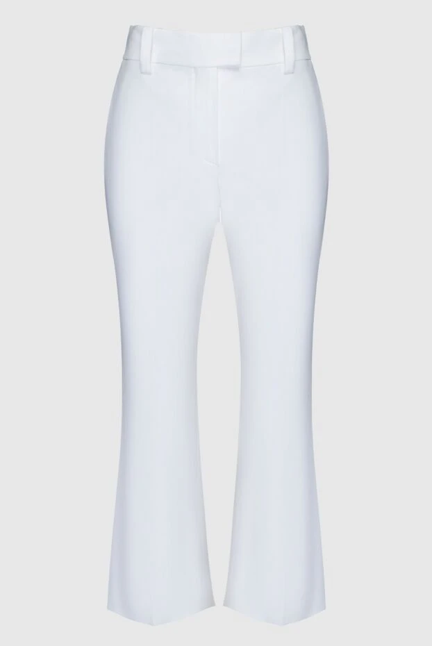 Women's flared trousers white - photo 1