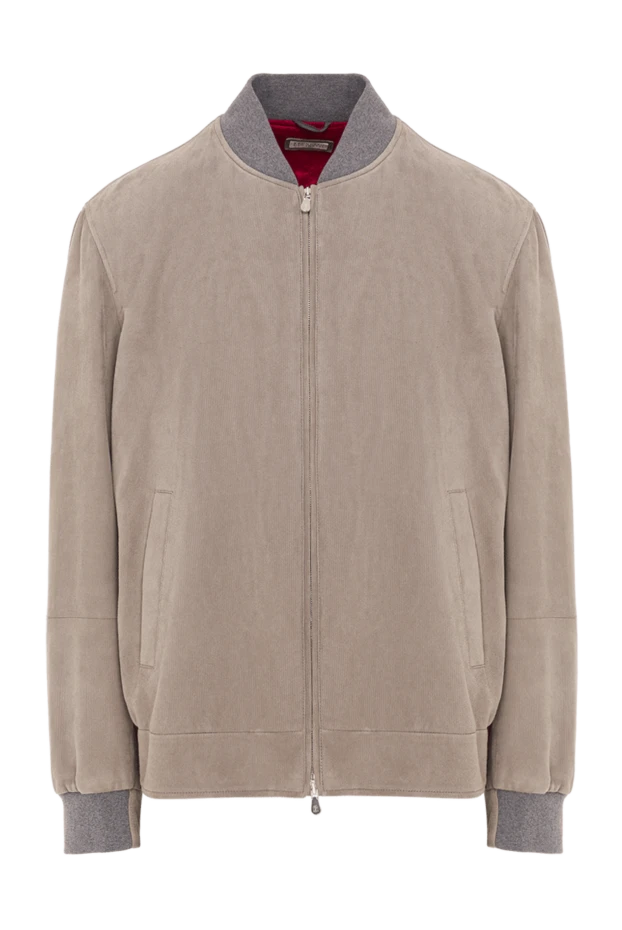 Gray suede jacket for men - photo 1