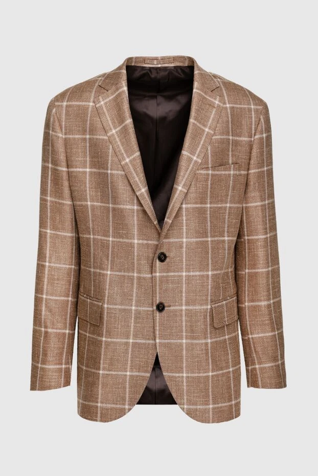 Lubiam мужские пиджак коричневый мужской купить с ценами и фото 159980 - фото 1