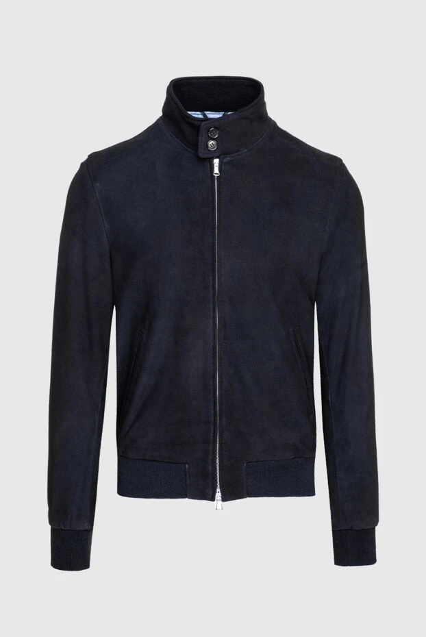 Pellettieri di Parma man blue suede jacket for men buy with prices and photos 159983 - photo 1